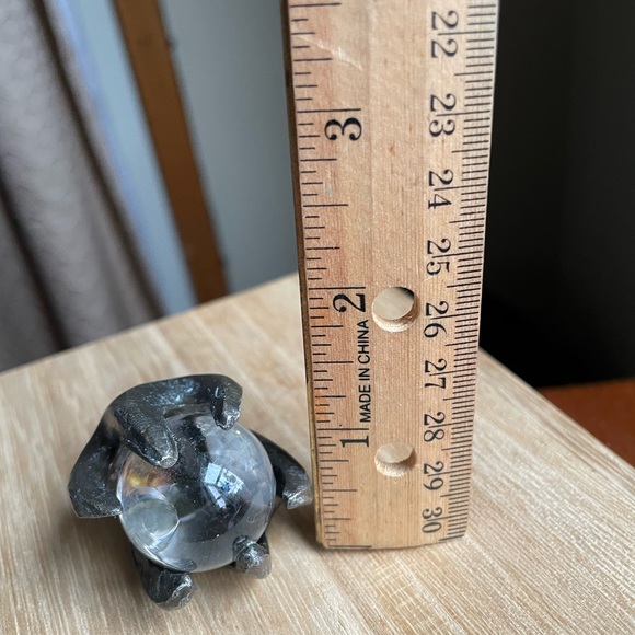 Mixed Lot of 4 figural drawer pulls knobs metal glass butterfly fox skull claw - Picture 8 of 14